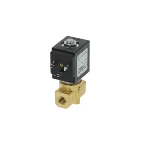 230V 50/60 Hz 8W 1/8 F x 1/8 F Two-Way ODE Solenoid - FKM Seat