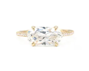 2.50-Carat Oval Diamond Ring