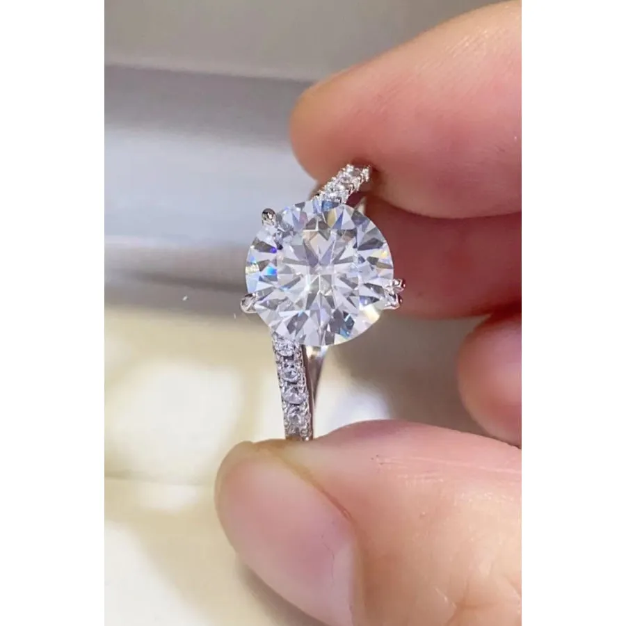 3 Carat Moissanite 925 Sterling Silver Ring