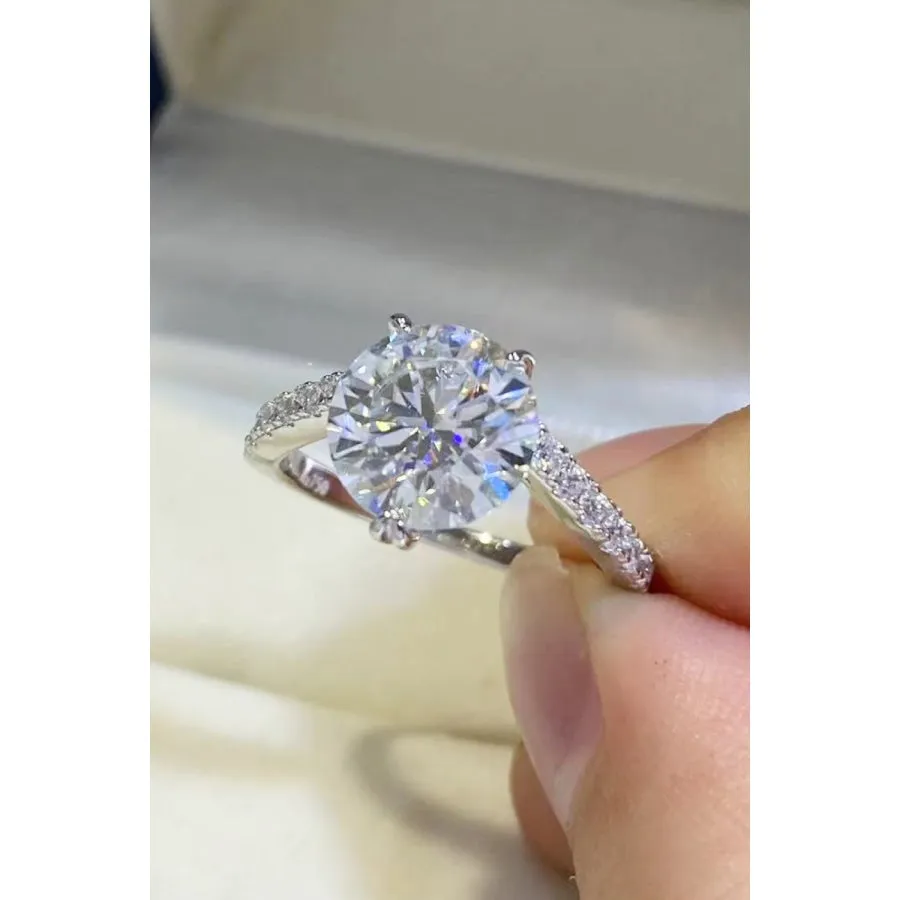 3 Carat Moissanite 925 Sterling Silver Ring