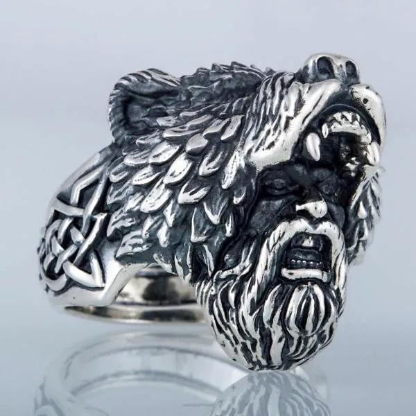 43 gram Berserker Ring - Sterling Silver