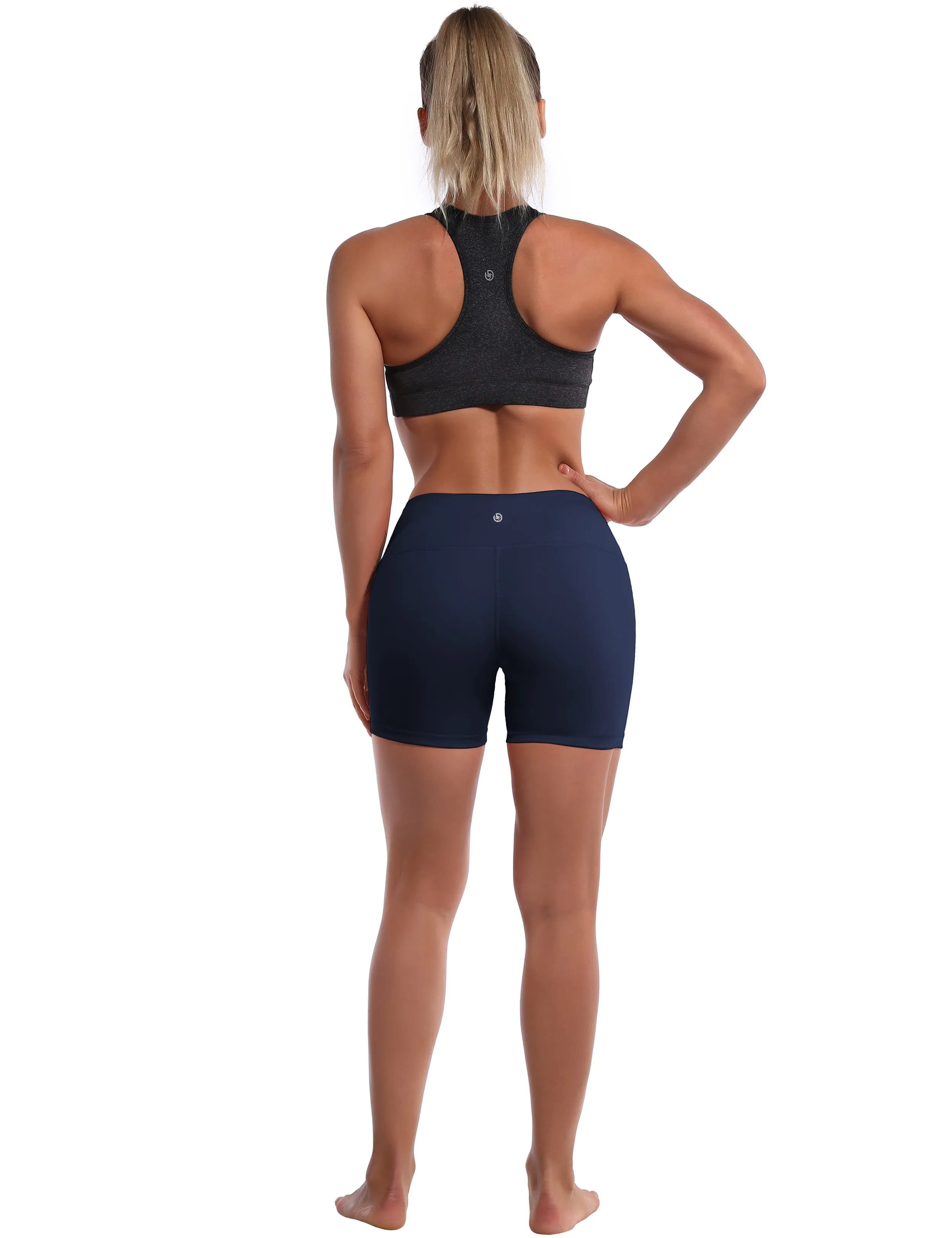 4" Yoga Shorts darknavy