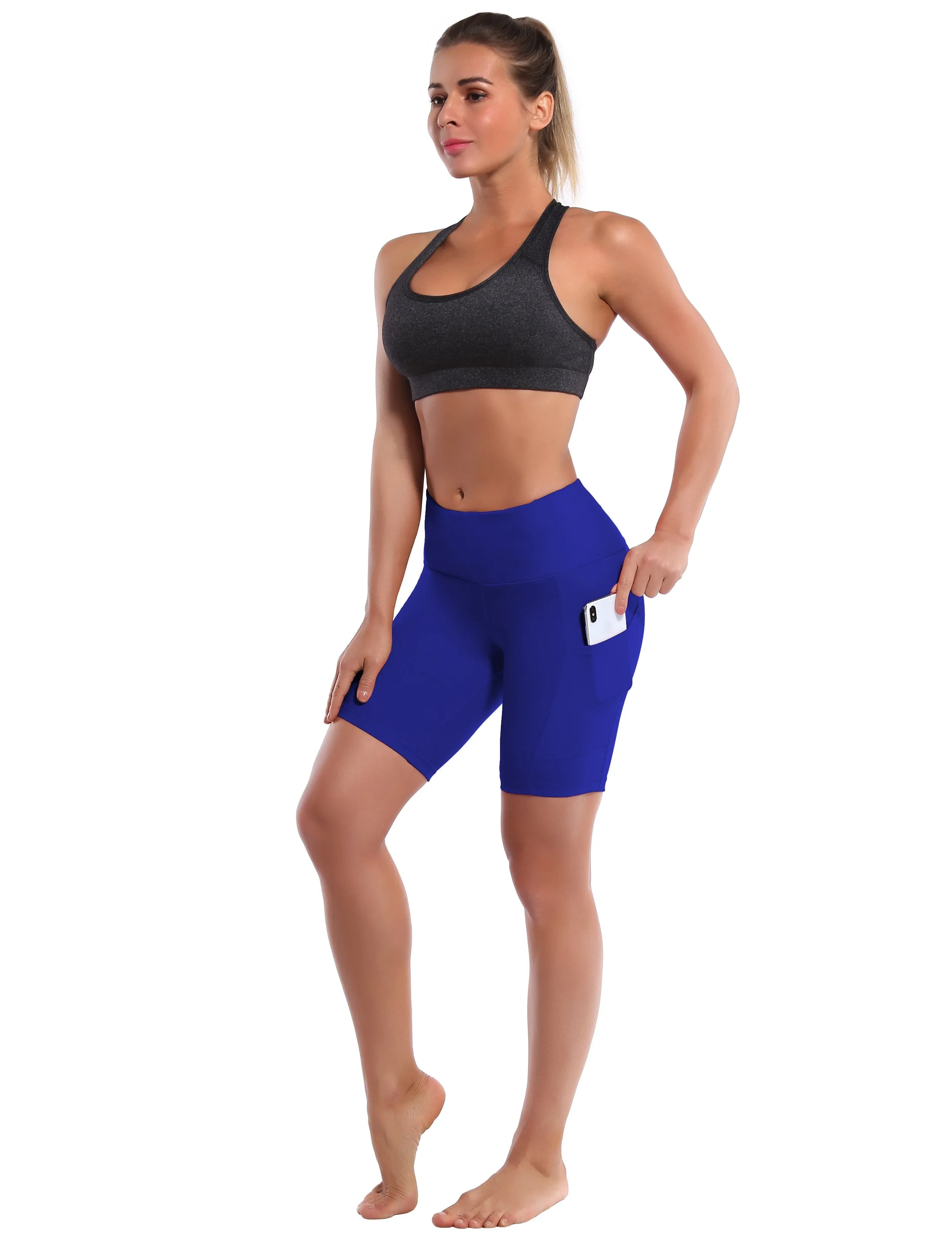 8 Side Pockets yogastudio Shorts navy ins_yogastudio