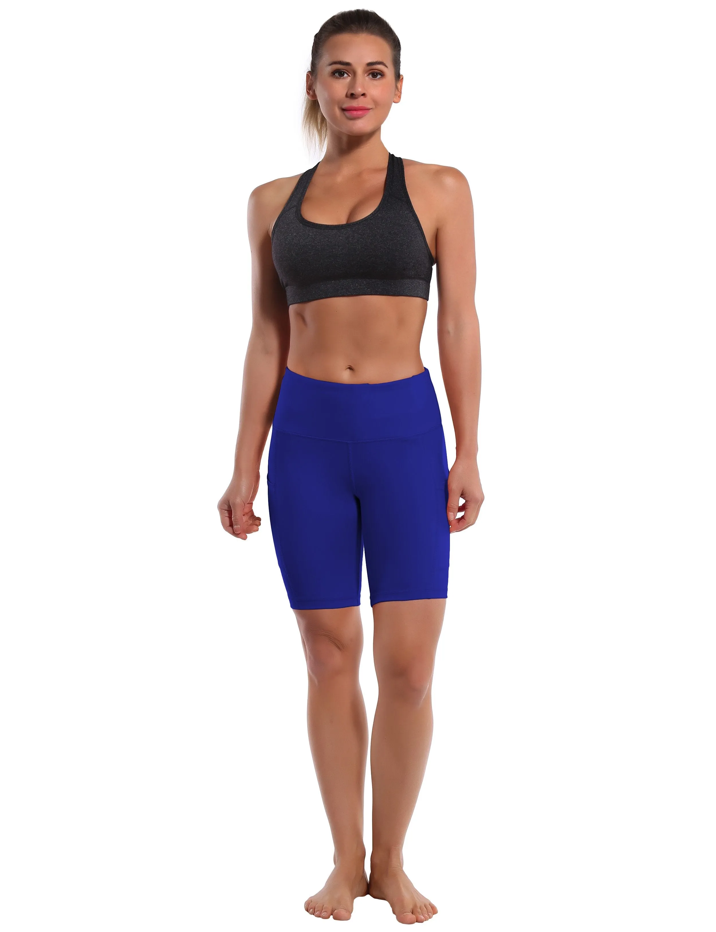 8 Side Pockets yogastudio Shorts navy ins_yogastudio