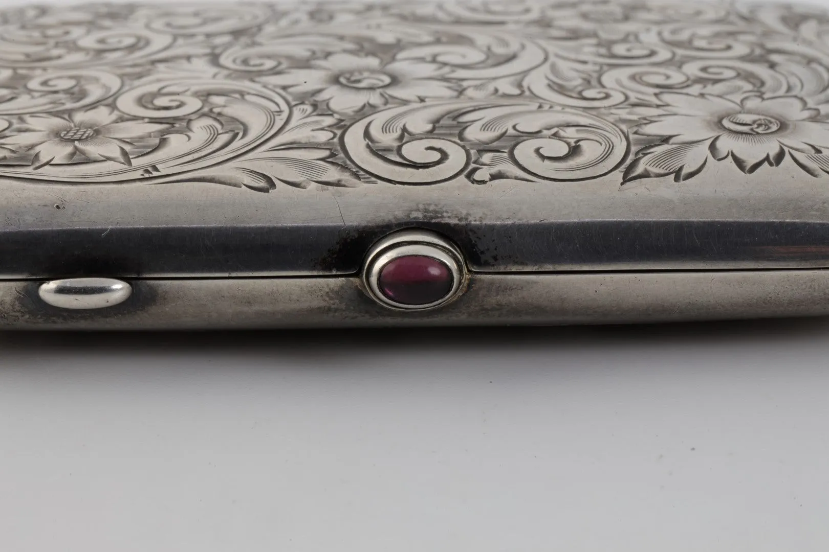 925 Silver Vintage Wallet with Pencil & Coin Holders (143.78g.)