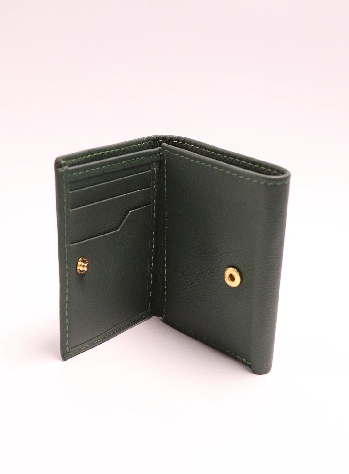 Affinity Wallet By Gilani Cow Milled Green - GIL24MW 12