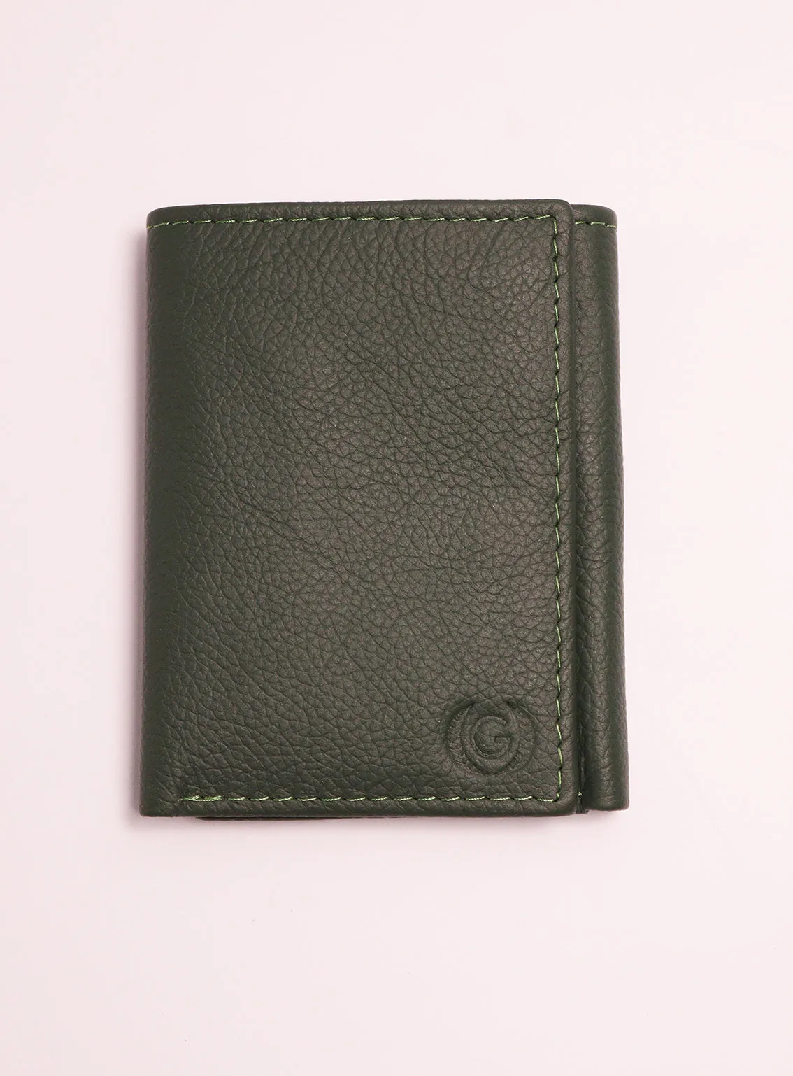 Affinity Wallet By Gilani Cow Milled Green - GIL24MW 12