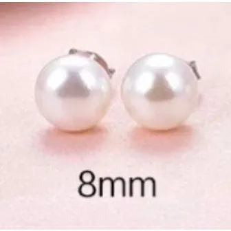 Akoi Fresh Water Pearl Stud Earrings