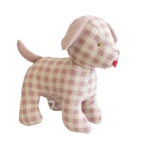 Alimrose Musical Puppy Rose Check Linen