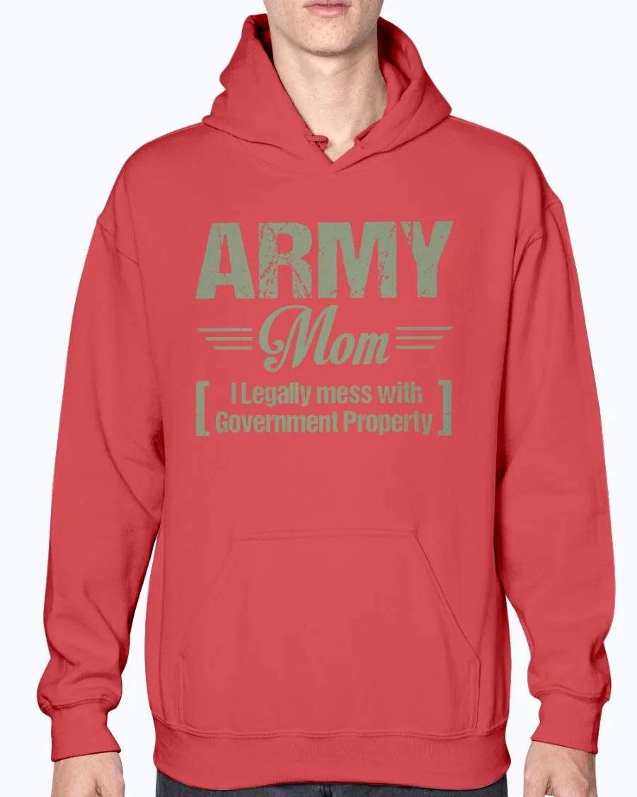 Army Mom Government Property T-shirts