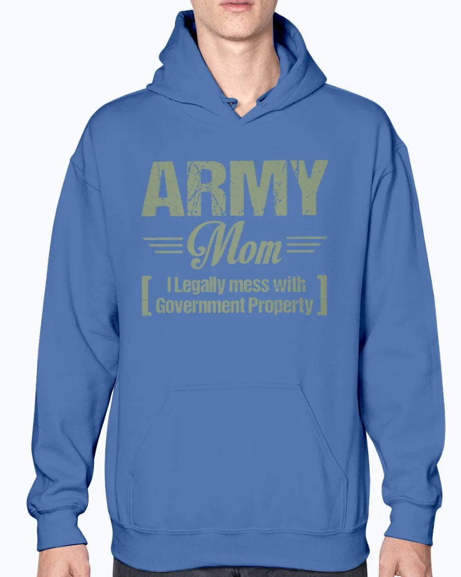 Army Mom Government Property T-shirts