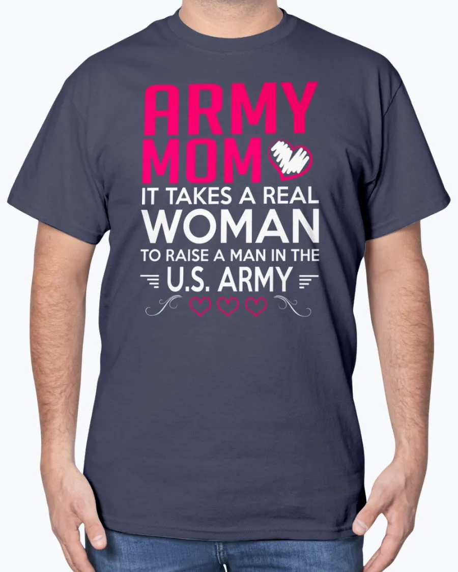 Army Mom Real Woman T-shirts