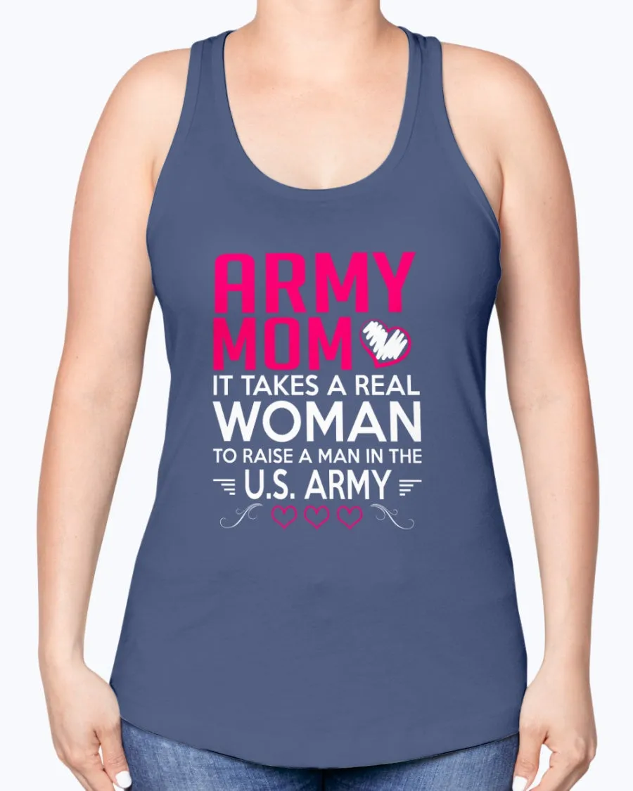 Army Mom Real Woman T-shirts