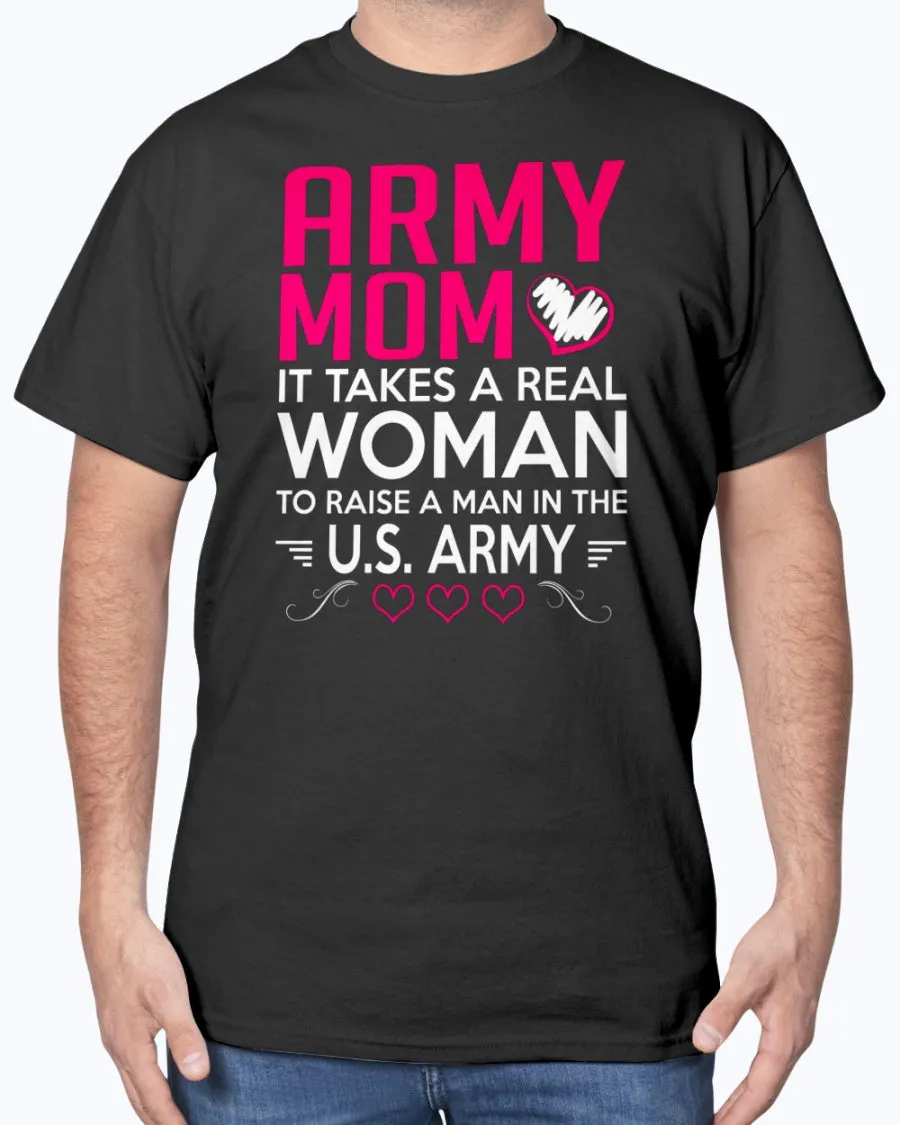 Army Mom Real Woman T-shirts