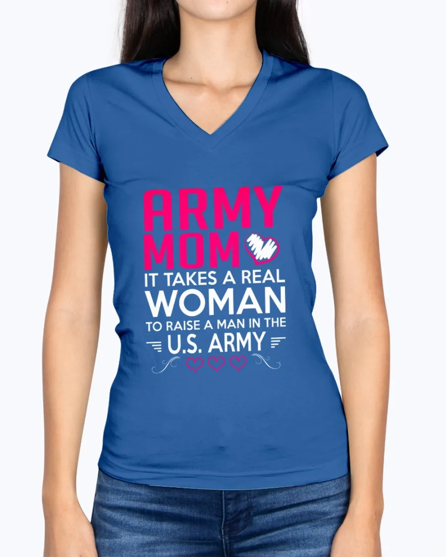 Army Mom Real Woman T-shirts