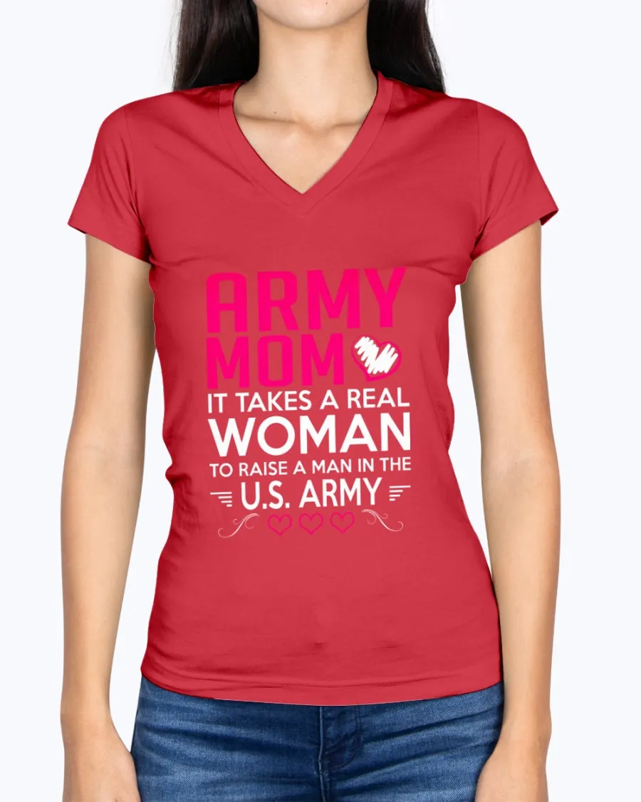 Army Mom Real Woman T-shirts