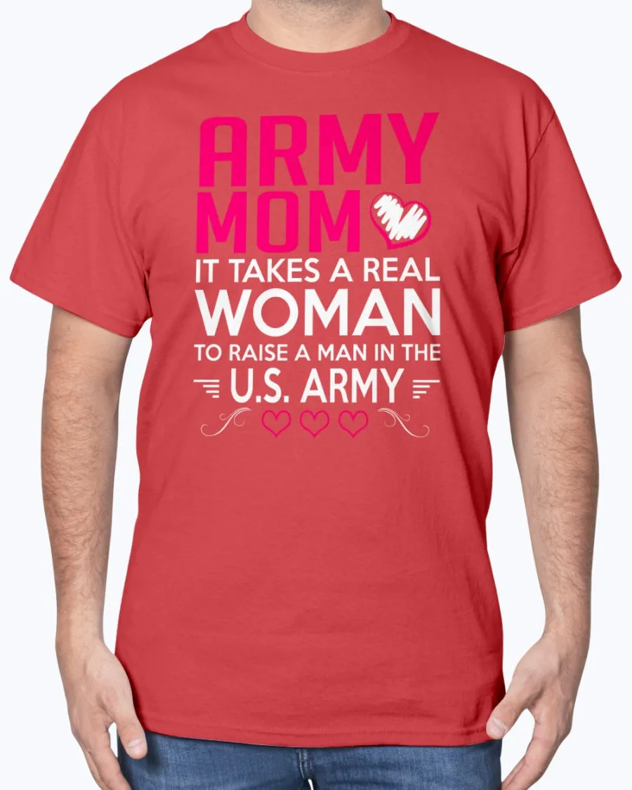 Army Mom Real Woman T-shirts