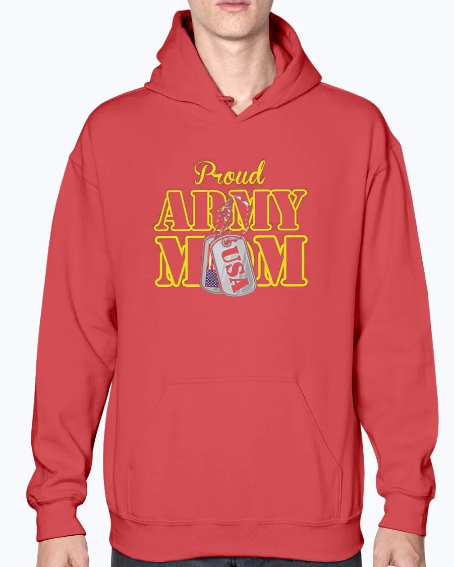 Army Mom USA Dog Tag T-shirts