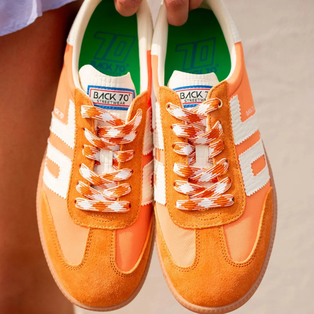 BACK 70: GHOST in ORANGE Sneakers