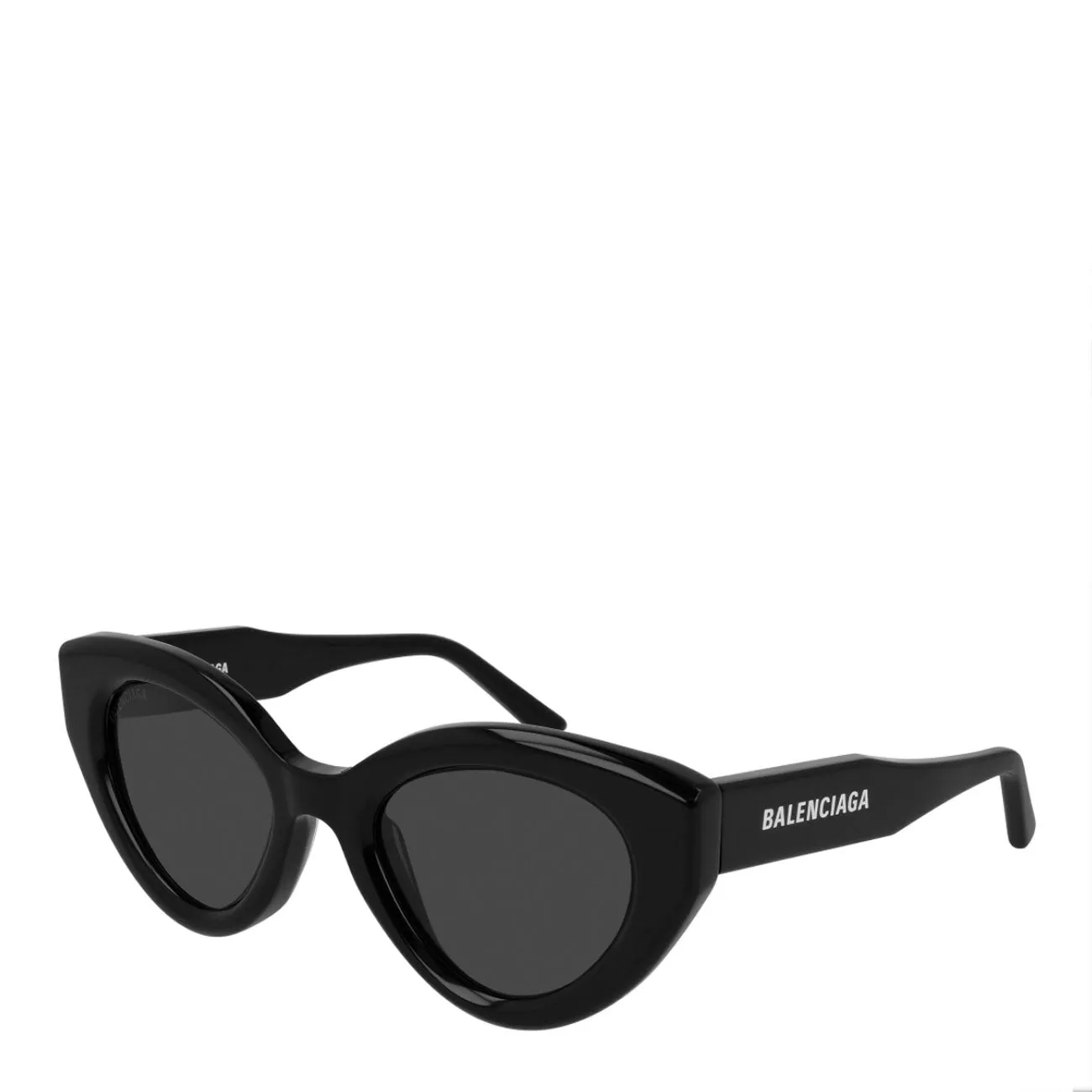 Balenciaga BB0073S Oval Cat, Black