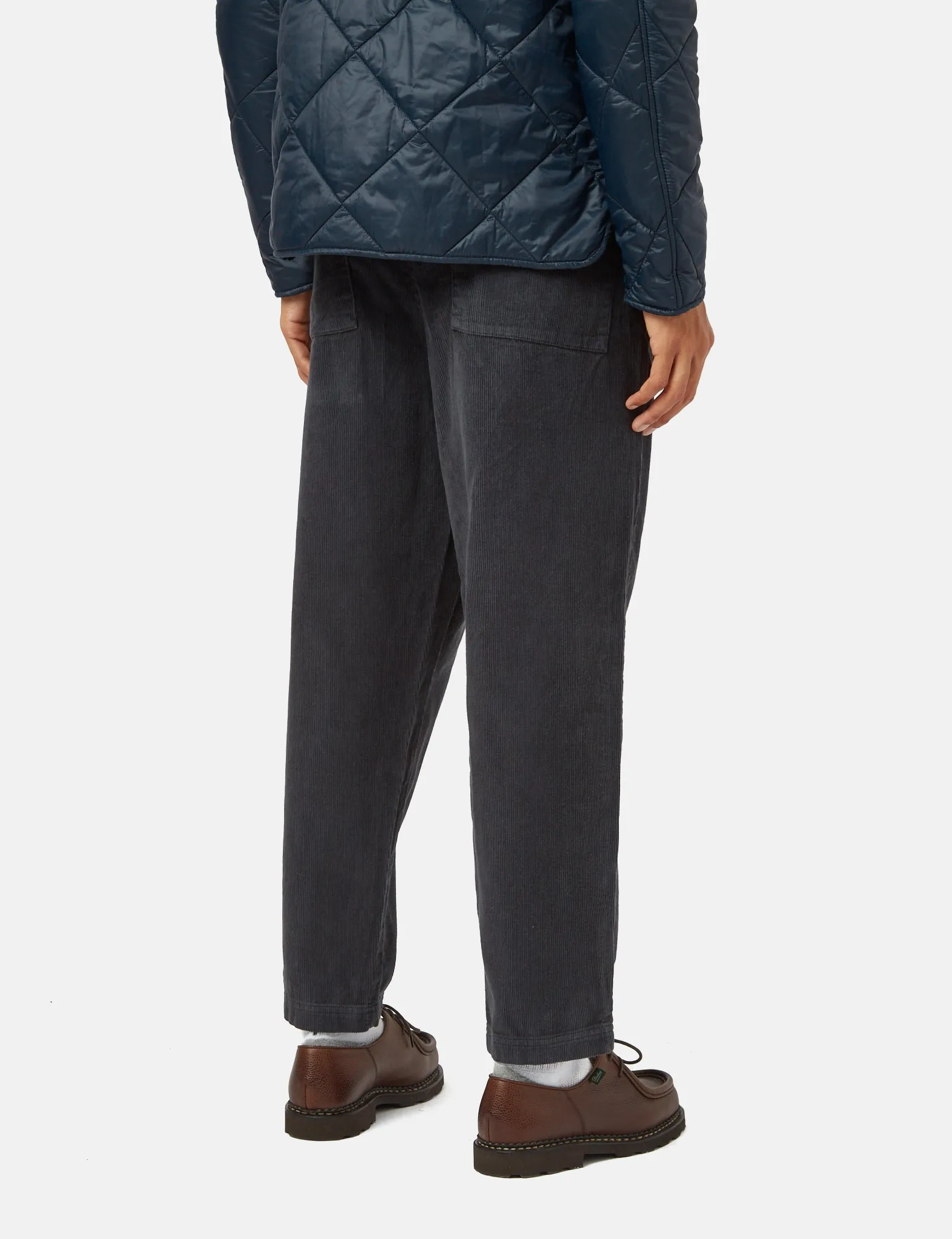 Barbour Highgate Trouser (Cord/Relaxed) - Navy Blue