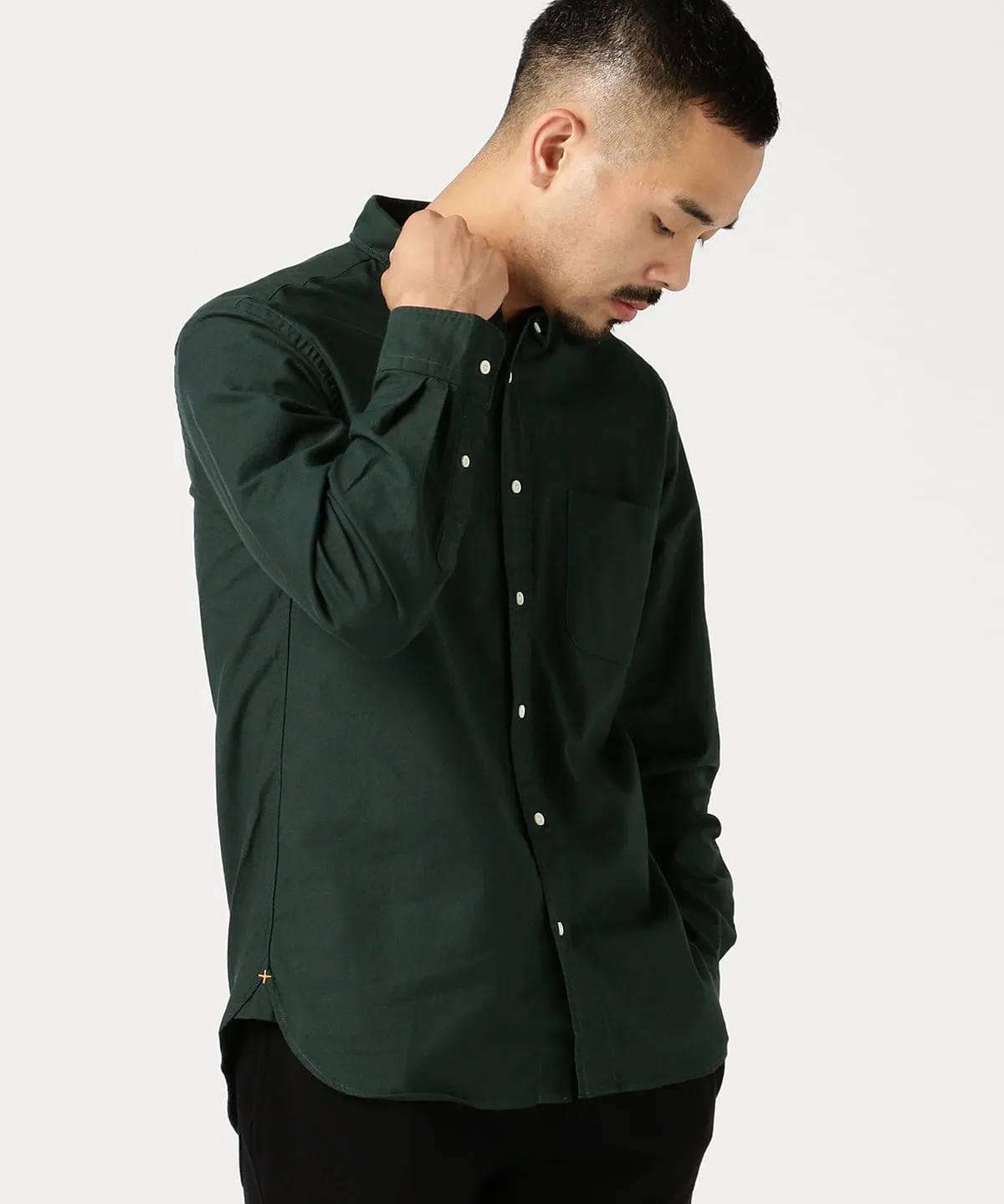 BEAMS PLUS B.D. Oxford Shirt Green