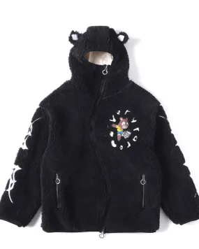 Bear Battle vRoyal Full-Zip Hoodie