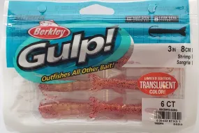 Berkley Gulp! Translucent Shrimp Sangria 3 6pk