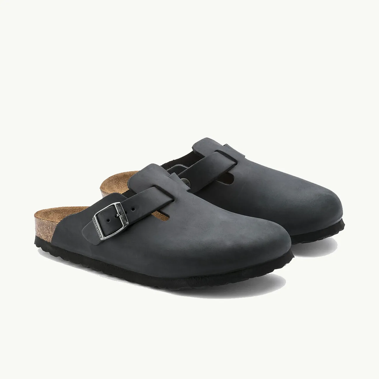 Boston Oiled Leather Regular - Black