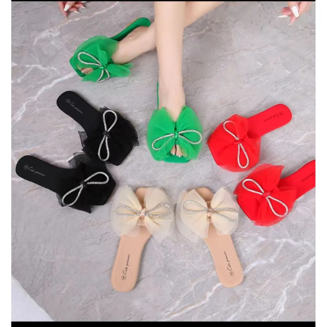 Bow Decorated Flip-flop Sandal