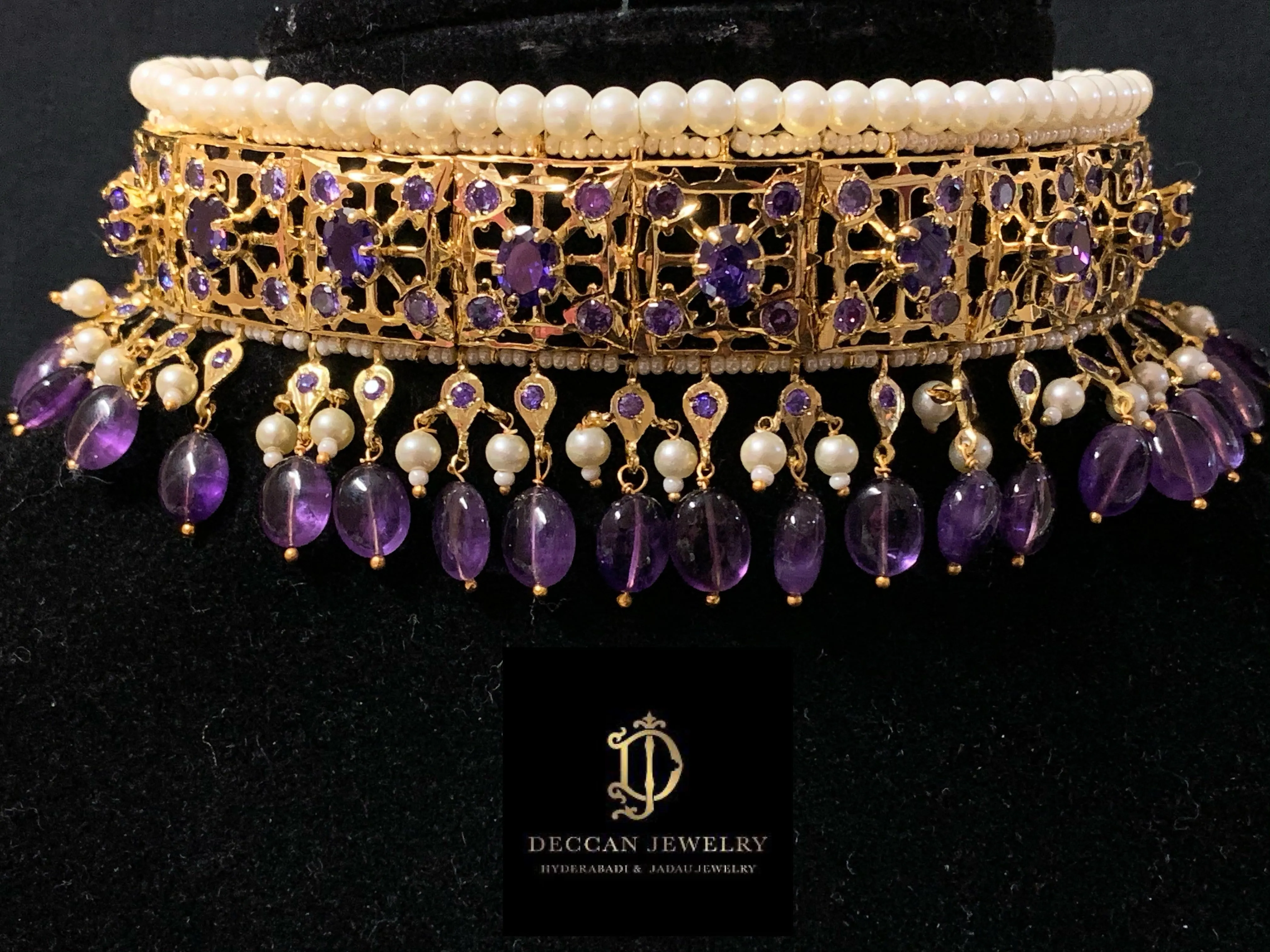 C20 Insia jadavi lacha in amethyst ( SHIPS IN 4 WEEKS )