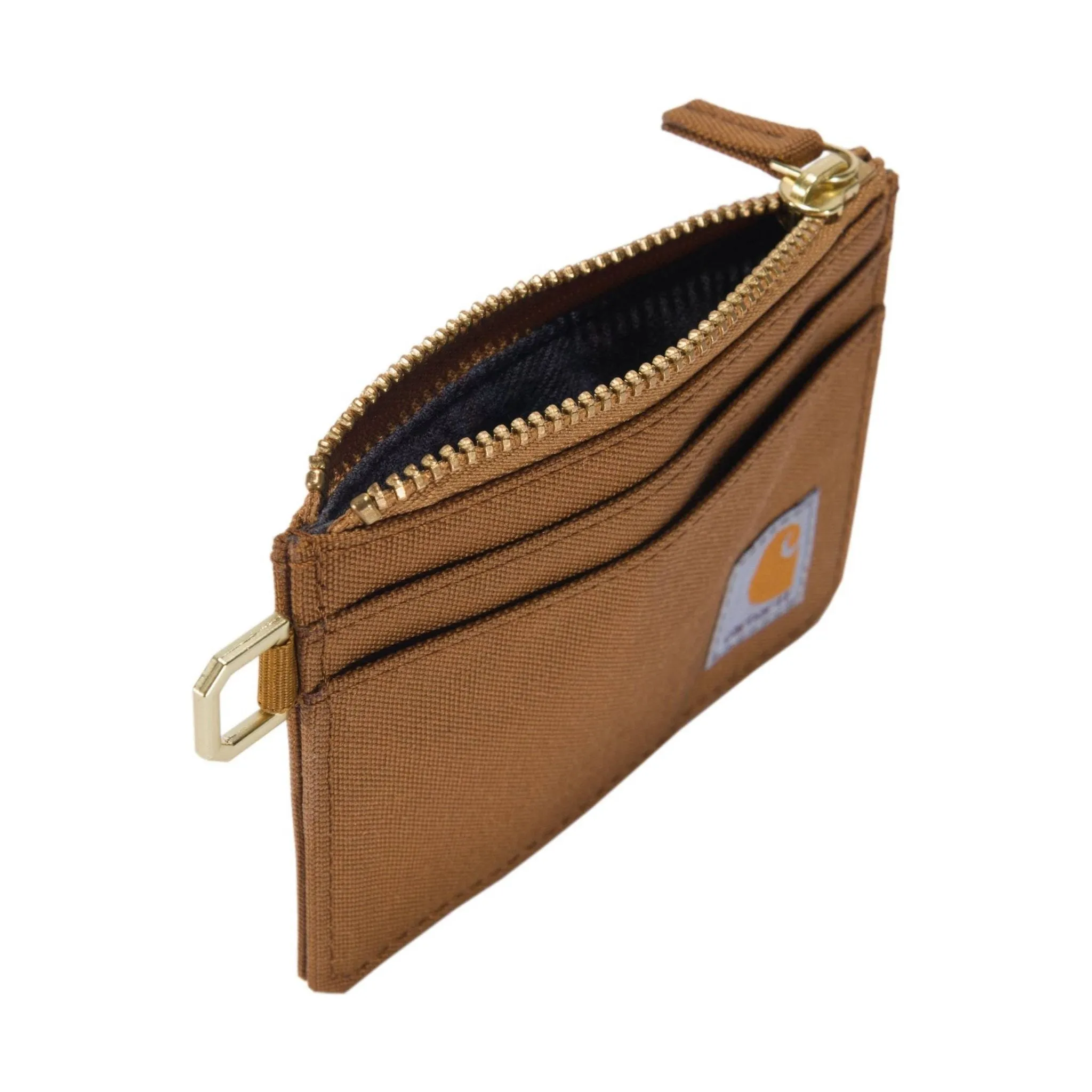 Carhartt Women's Nylon Duck Zippered Card Keeper - Carhartt Brown