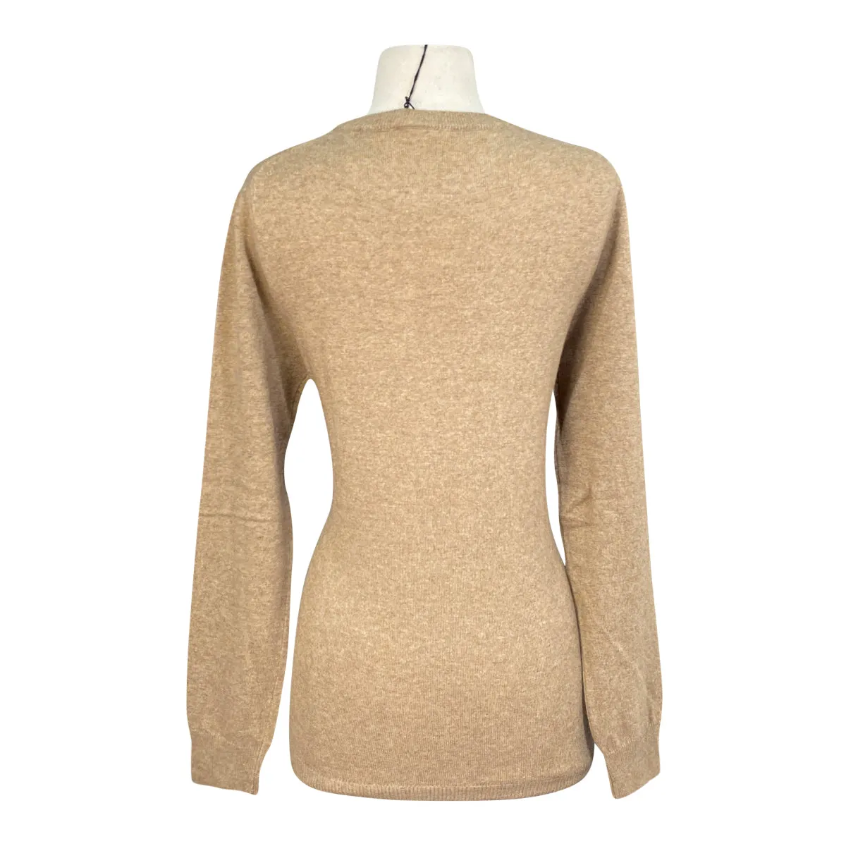 Cavalleria Toscana Cashmere Pullover in Camel - Women's Large