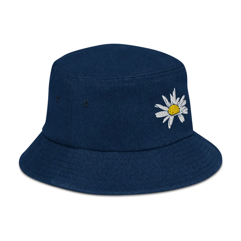 Daisy Denim bucket hat