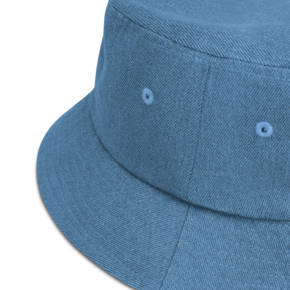 Daisy Denim bucket hat