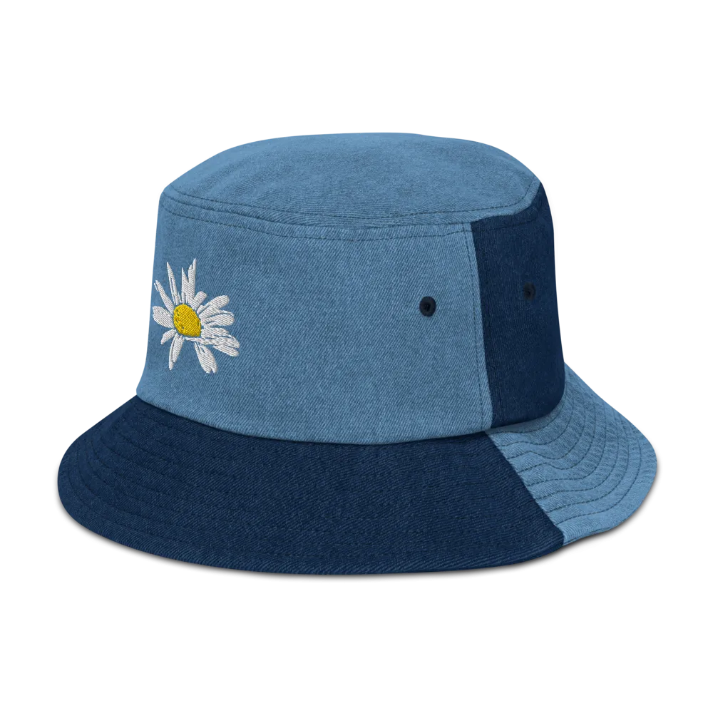 Daisy Denim bucket hat