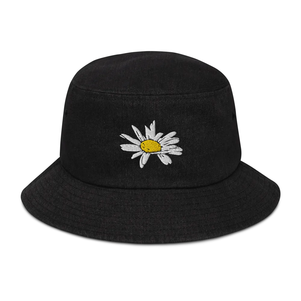 Daisy Denim bucket hat