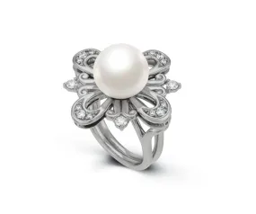 Diamond and Pearl Ring