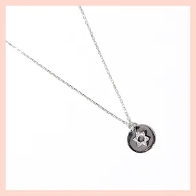 Disc Star of David Necklace