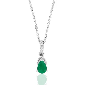 Emerald and Diamond Necklace