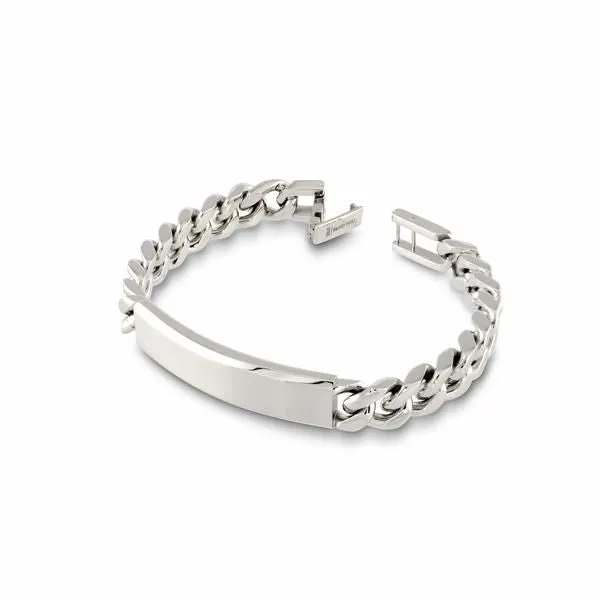 Engravable - Thicker Stainless Steel Curb Link ID Bracelet