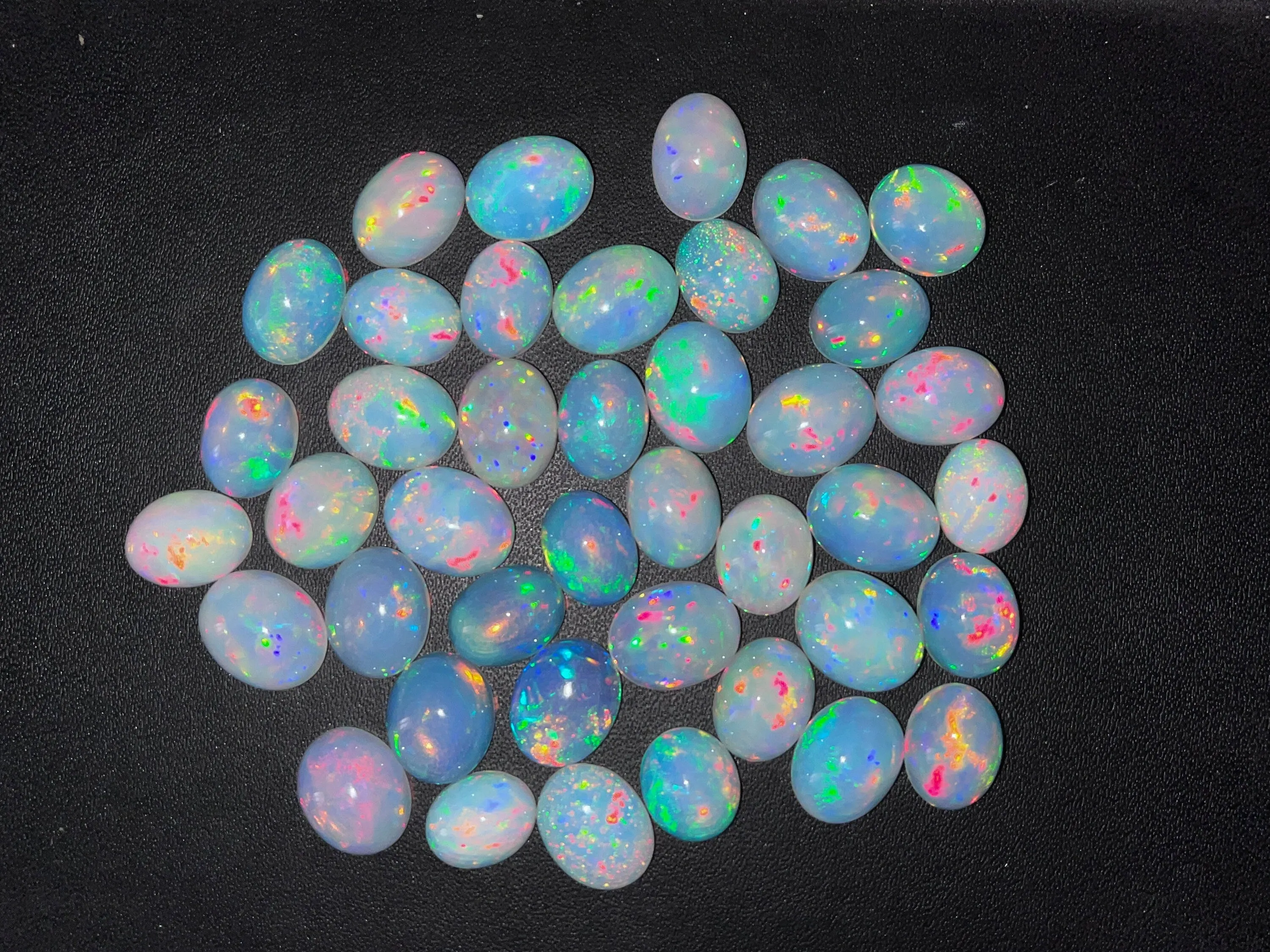 Ethiopian Welo Fire Opal Oval Shape Lot