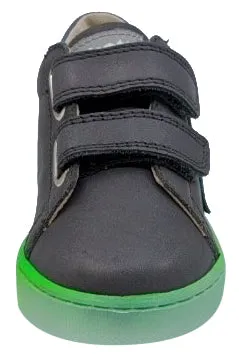 Falcotto Boy's and Girl's Sasha Vl Nappa Spazz. Fashion Sneakers, Antracite/Verde/Celeste