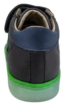 Falcotto Boy's and Girl's Sasha Vl Nappa Spazz. Fashion Sneakers, Antracite/Verde/Celeste