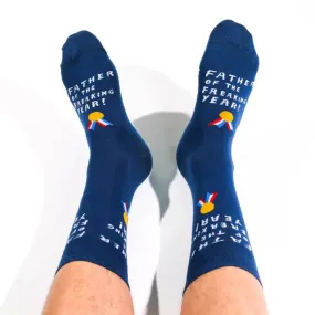 Father of the Year Men's Crew Socks