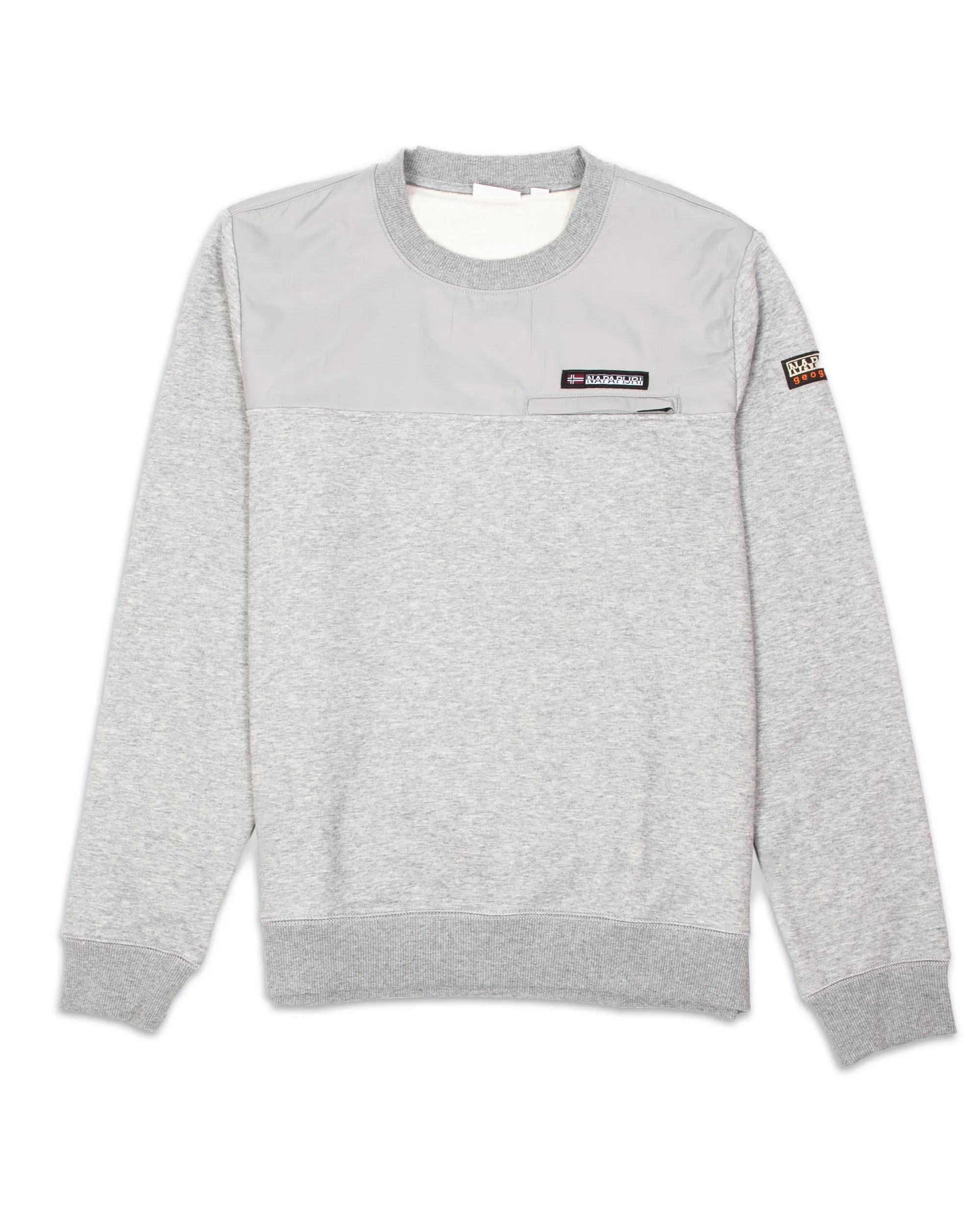 Felpa Bamix Crew Neck Grigio NP0A4FQE1601