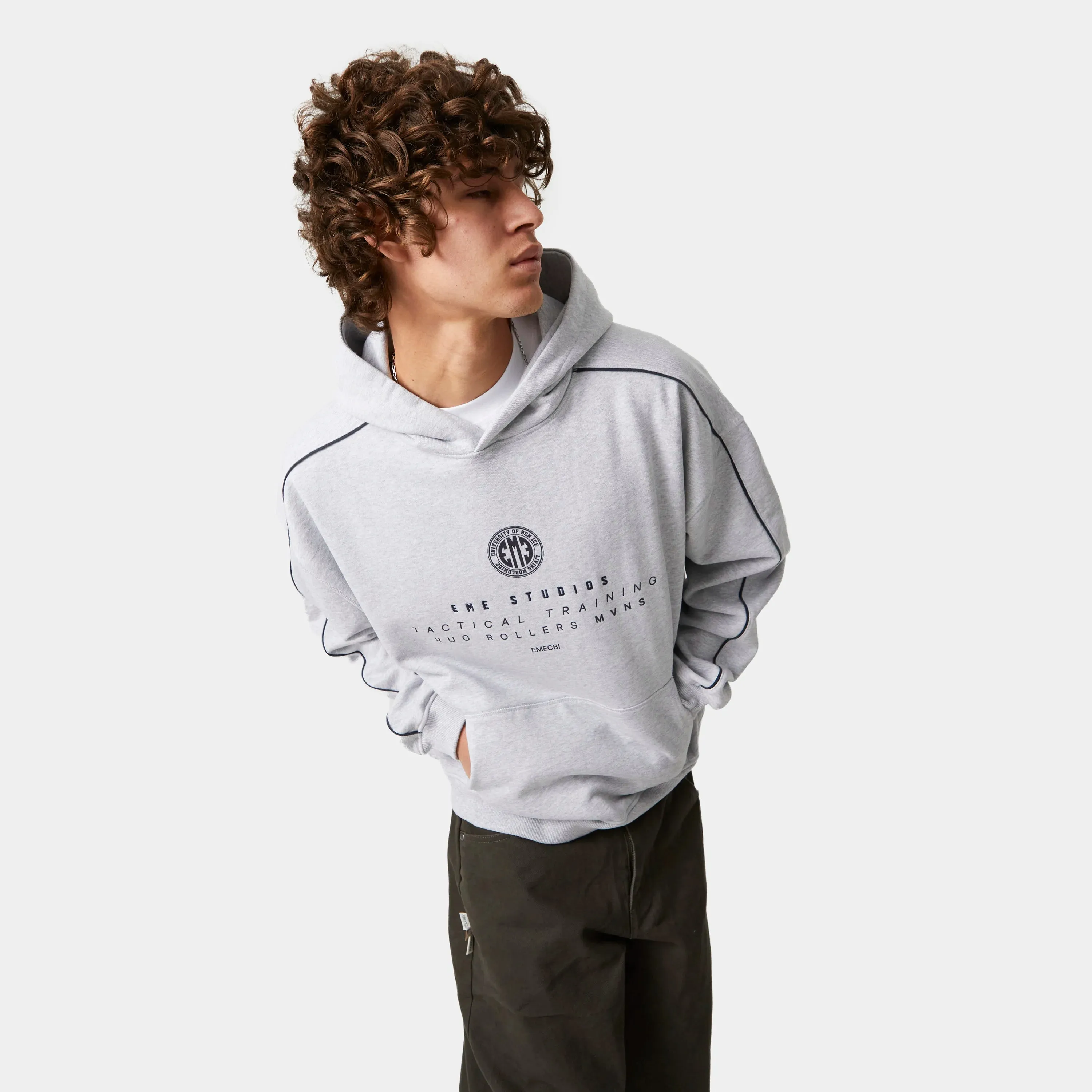 Fraser Grey Oversized Hoodie