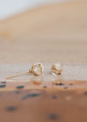 Herkimer Diamond Studs