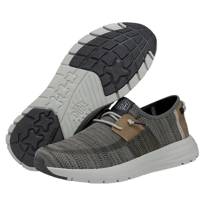 'Hey Dude' Men's Sirocco - Grey Mix