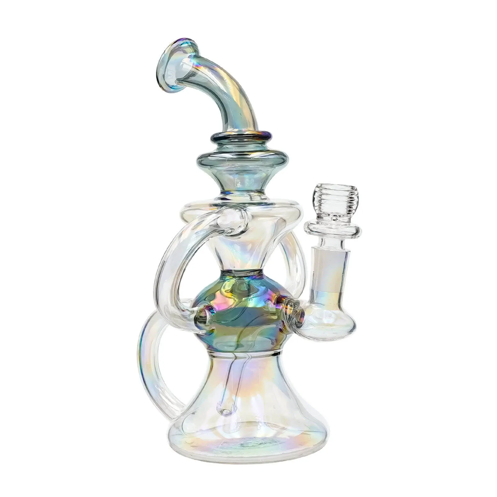 Iridescent Recycler Dab Rig